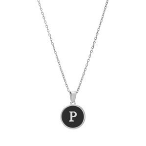 Troli Originální ocelový náhrdelník s písmenem P