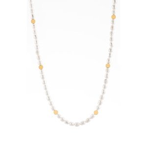 Troli Elegantní náhrdelník s pravými perlami VAAXP1319G