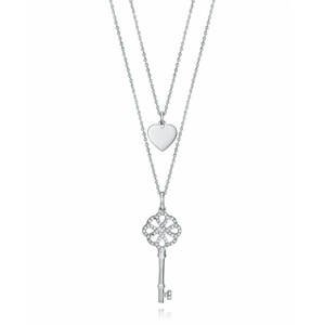 Viceroy Dvojitý ocelový náhrdelník s přívěsky Fashion 15063C01010
