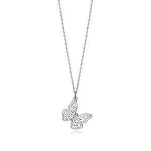 Viceroy Půvabný stříbrný náhrdelník motýl 61071C000-00