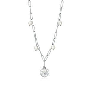 Viceroy Krásný stříbrný náhrdelník s perličkami Chic 75274C01000