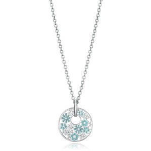 Viceroy Půvabný ocelový náhrdelník s květinami Kiss 75273C01000
