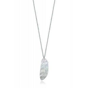 Viceroy Půvabný ocelový náhrdelník s peříčkem Kiss 15123C01000