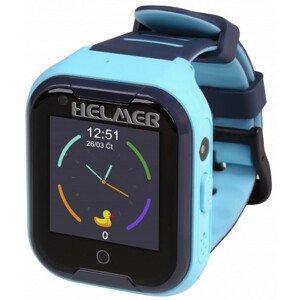 Helmer LK 709 4G modré - dětské hodinky s GPS lokátorem, videohovorem