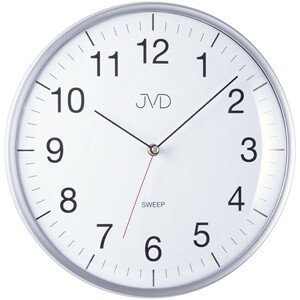 JVD Nástěnné hodiny s tichým chodem HA16 White