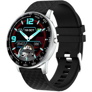 Wotchi W03S Smartwatch - Silver Black