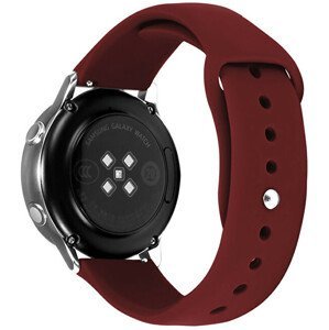 4wrist Silikonový řemínek pro Samsung Galaxy Watch 6/5/4 - Wine Red
