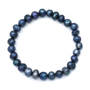 Aranys Náramek říční perly modrý 15082