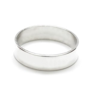 Aranys Stříbrný prsten snubní, hladký, 51 16812