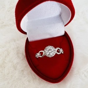 Aranys Luxusní prsten s velkým zirkonem, 52 00916