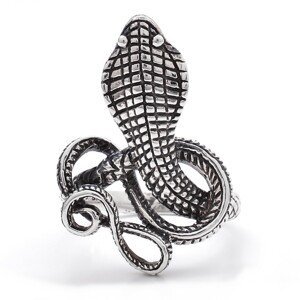 Aranys Stříbrný prsten velký had, 54 01359