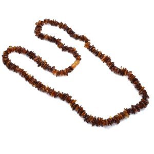 Aranys Jantarový náhrdelník dlouhý 60cm/70cm, 70 cm 02839