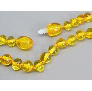 Aranys Jantarový náhrdelník medově žlutý 45 cm 03690