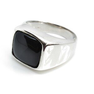 Aranys Stříbrný prsten pánský onyx, 68 03949