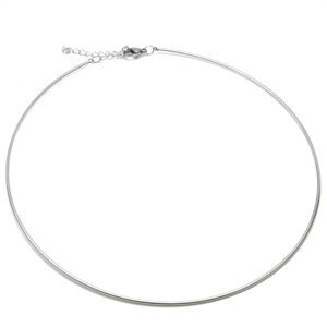 Aranys Ocelový náhrdelník pevný obruč/obojek, ocelový 07652
