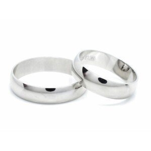 Aranys Stříbrný prsten snubní 4 mm, 67 12522