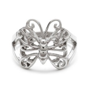 Aranys Stříbrný prsten motýl, 50 15112