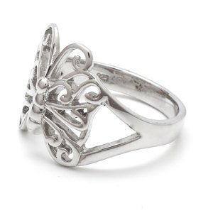 Aranys Stříbrný prsten motýl, 55 15121