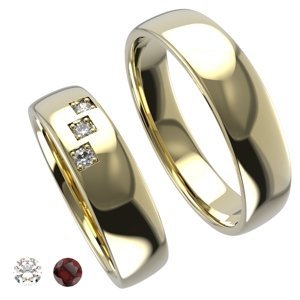 Aranys Zlaté snubní prsteny, Zlato Au 585/1000, Zirkon 16153