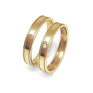 Aranys Zlaté snubní prsteny, Zlato Au 585/1000, Zirkon (kubická zirkonie) 16498
