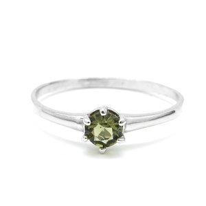 Aranys Stříbrný prsten s vltavínem, 67 17010