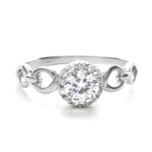 Aranys Luxusní prsten s velkým zirkonem, 48 55186