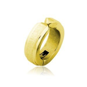 Linda's Jewelry Záušnice Simple Gold Chirurgická ocel IN392