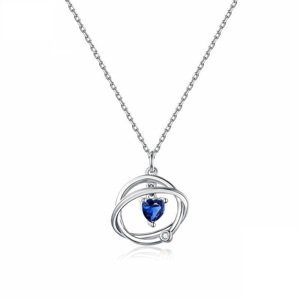 Linda's Jewelry Stříbrný náhrdelník Galaxy Ag 925/1000 INH068