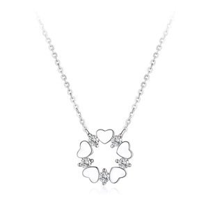 Linda's Jewelry Stříbrný náhrdelník Věneček Lásky Ag 925/1000 INH075