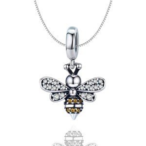 Linda's Jewelry Stříbrný náhrdelník Pilná Včelka Ag 925/1000 INH087