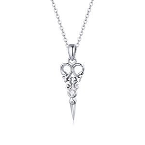 Linda's Jewelry Stříbrný náhrdelník Kadeřnické Nůžky Ag 925/1000 INH108