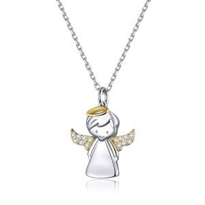 Linda's Jewelry Stříbrný náhrdelník Anděl Strážný Ag 925/1000 INH142
