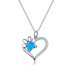 Linda's Jewelry Stříbrný náhrdelník Milujeme Mazlíčky Ag 925/1000 INH165