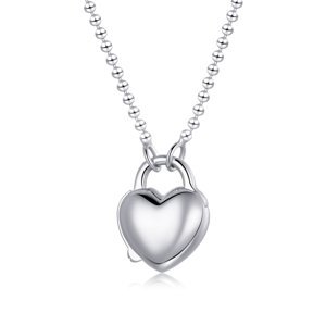 Linda's Jewelry Stříbrný náhrdelník Zámek Lásky Ag 925/1000 INH171