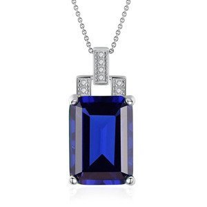 Linda's Jewelry Stříbrný náhrdelník Navy Blue Ag 925/1000 INH181