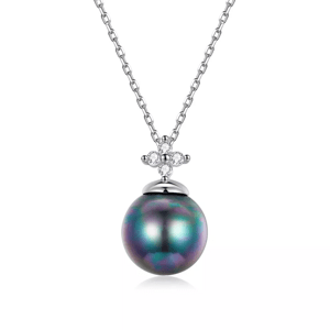 Linda's Jewelry Stříbrný náhrdelník Mystická Perla Ag 925/1000 INH205