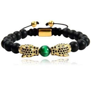 Linda's Jewelry Korálkový náramek Panther INR168
