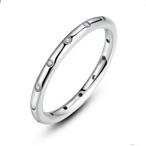 Linda's Jewelry Stříbrný prsten Simple  IPR019 Velikost: 56