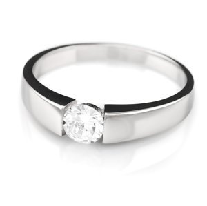 Linda's Jewelry Stříbrný prsten Shiny zirkon  IPR027 Velikost: 64