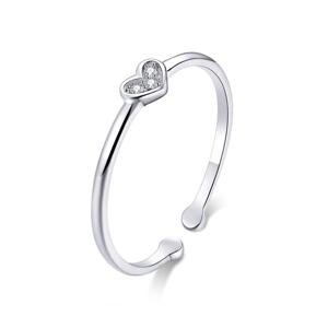 Linda's Jewelry Stříbrný prsten Love You  IPR040 Velikost: Univerzální
