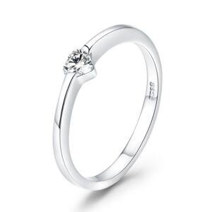 Linda's Jewelry Stříbrný prsten se Zirkonem Love  IPR041 Velikost: 59