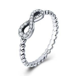 Linda's Jewelry Stříbrný prsten Nekonečno  IPR048 Velikost: 56