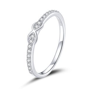 Linda's Jewelry Stříbrný prsten Infinite Nekonečno Ag 925/1000 IPR066 Velikost: 54