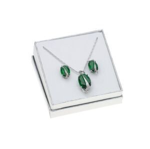 Linda's Jewelry Zvýhodněná sada šperků bižuterie Smaragd IS003