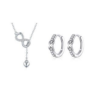 Linda's Jewelry Zvýhodněná sada šperků Infinite Nekonečno Ag 925/1000 IS037