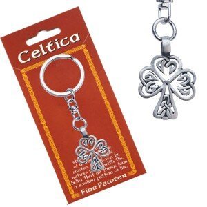 Přívěsek na klíče, kovový, keltský motiv stromu 