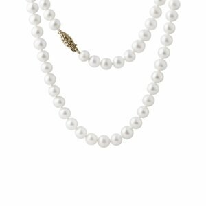 Zlatý perlový náhrdelník KLENOTA