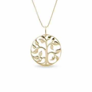 Zlatý náhrdelník Strom života KLENOTA