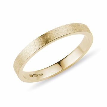 Zlatý snubní prsten KLENOTA