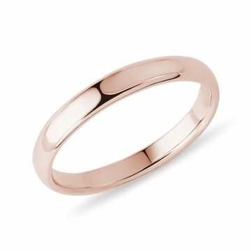 Pánský prsten z růžového zlata KLENOTA